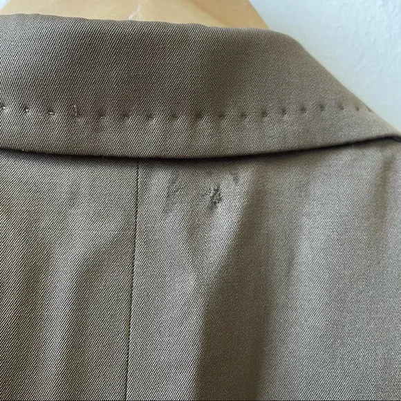 MaxMara Olive Wool Military Blazer Size 6 - Picture 5 of 15